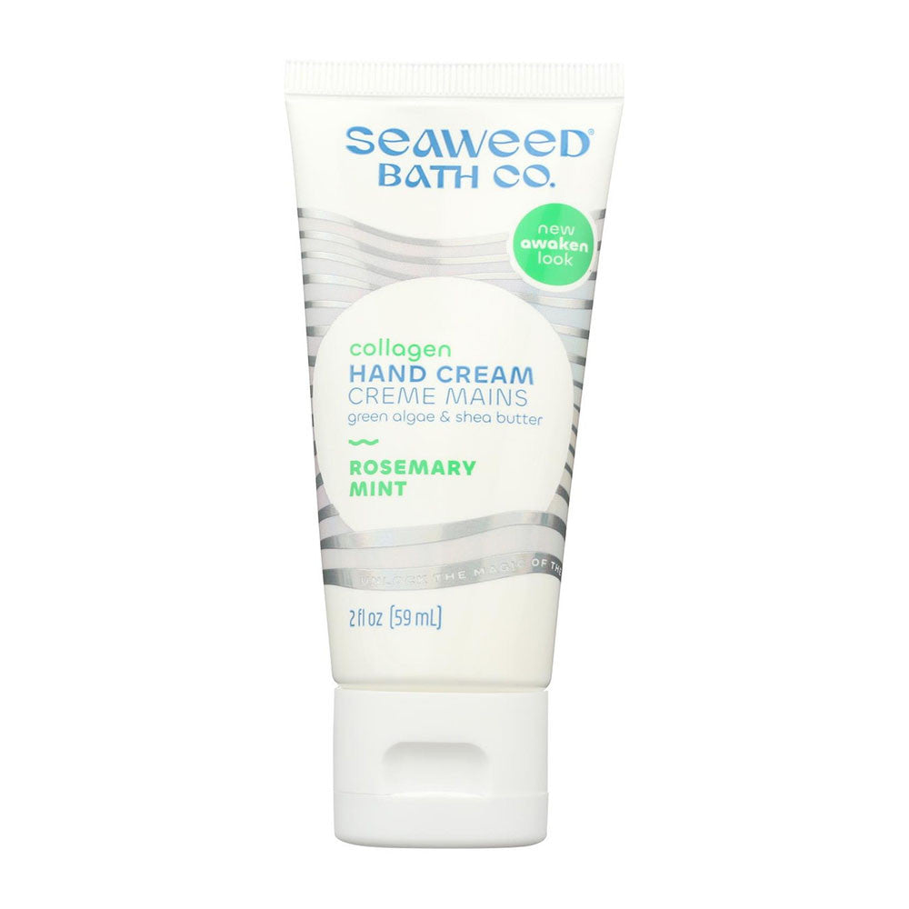The Seaweed Bath Co Collagen Hand Cream, Rosemary Mint, 2 Oz